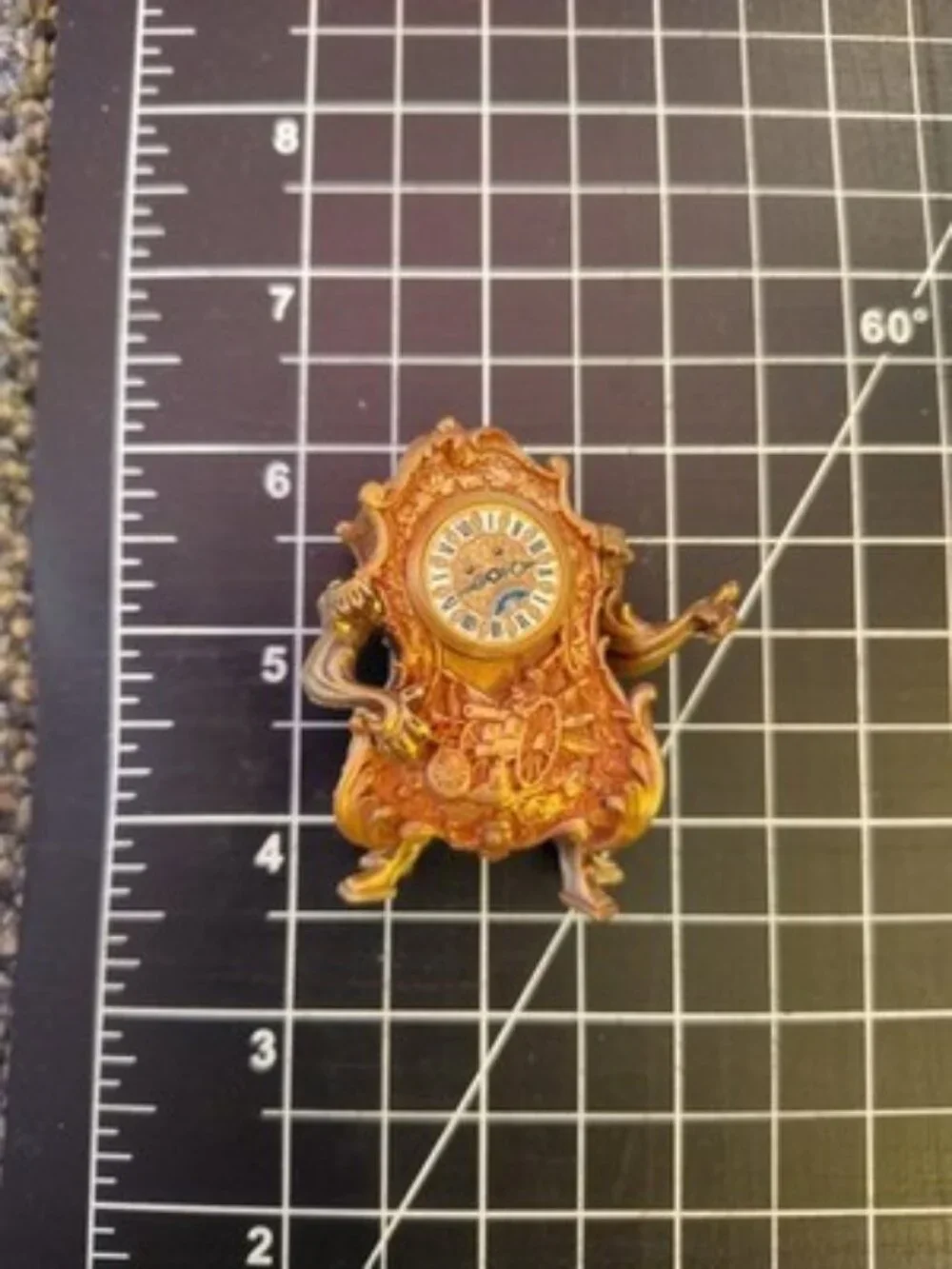 Disney Beauty and the Beast Live Action Cogsworth Clock 2